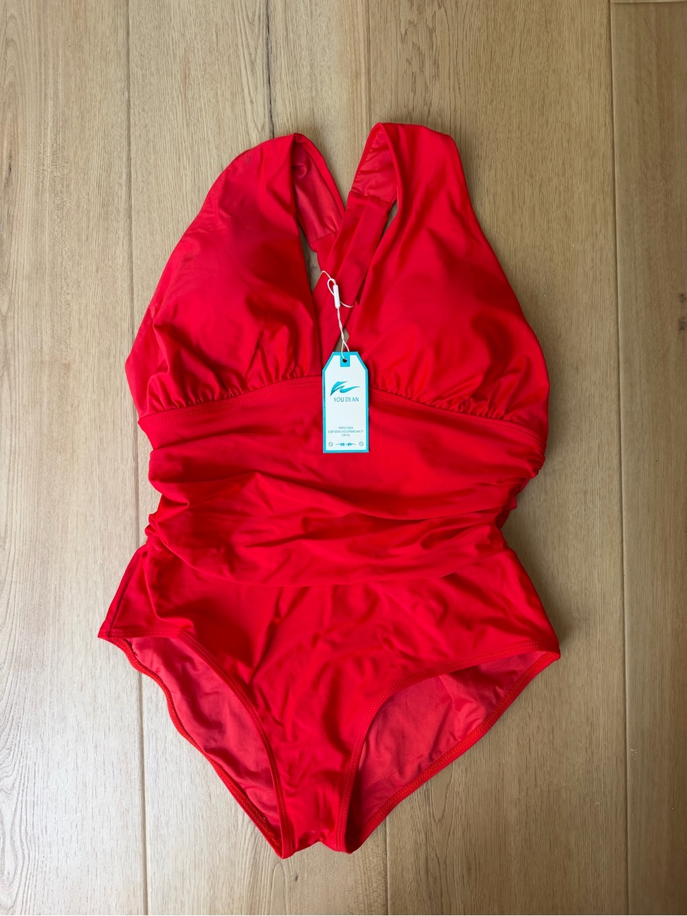 Women’s Red One-Piece Swimsuit -